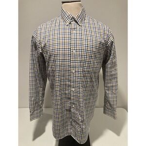 Duluth Trading Co Shirt Mens Large Multicolor Plaid Button Down Work Short